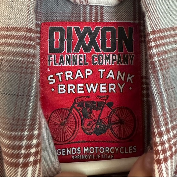 Dixxon Flannel NWOTs 
Grey, white and Red. - Picture 2 of 4